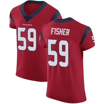Men's Houston Texans Aiden Fisher Red Elite Alternate Vapor Untouchable Jersey