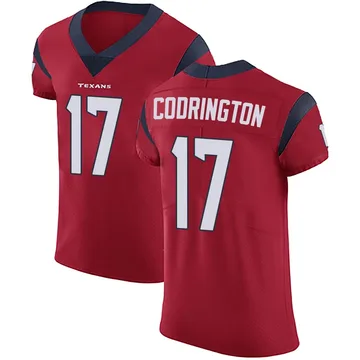 Men's Houston Texans Brandon Codrington Red Elite Alternate Vapor Untouchable Jersey