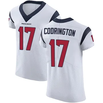 Men's Houston Texans Brandon Codrington White Elite Vapor Untouchable Jersey