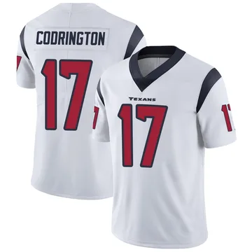 Men's Houston Texans Brandon Codrington White Limited Vapor Untouchable Jersey By Nike