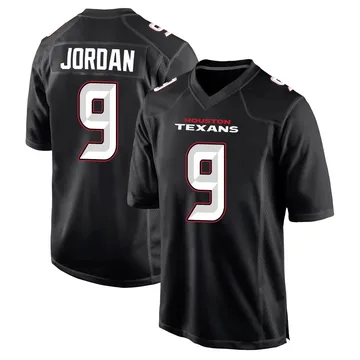 Men's Houston Texans Brevin Jordan Black Game Carbon Fashion Jersey By Nike