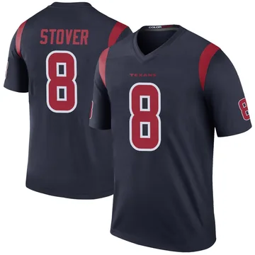 Men's Houston Texans Cade Stover Navy Legend Color Rush Jersey