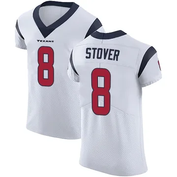 Men's Houston Texans Cade Stover White Elite Vapor Untouchable Jersey