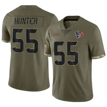 Men's Houston Texans Danielle Hunter Olive Limited 2022 Salute To Service Jersey By Nike