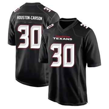 Men's Houston Texans DeAndre Houston-Carson Black Game DeAndre -Carson Carbon Fashion Jersey