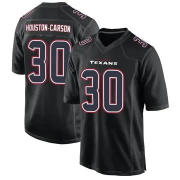 Men's Houston Texans DeAndre Houston-Carson Black Game DeAndre -Carson Fashion Jersey