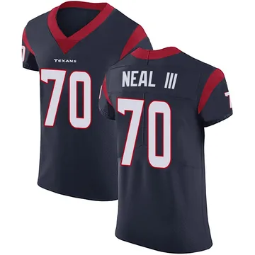 Men's Houston Texans James Neal III Navy Blue Elite Team Color Vapor Untouchable Jersey