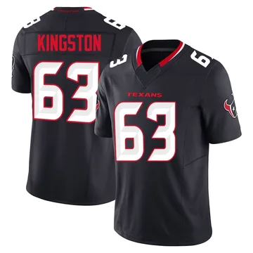 Men's Houston Texans Jarrett Kingston Navy Limited Alternate Vapor F.U.S.E. Jersey By Nike