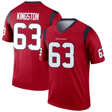 Men's Houston Texans Jarrett Kingston Red Legend Jersey By Nike
