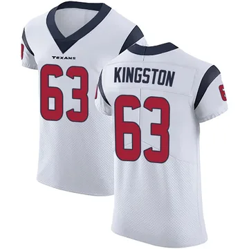 Men's Houston Texans Jarrett Kingston White Elite Vapor Untouchable Jersey By Nike