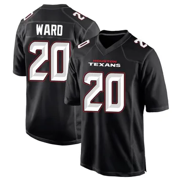 Men's Houston Texans Jimmie Ward Black Game Carbon Fashion Jersey