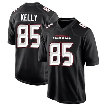 Men's Houston Texans Josh Kelly Black Game Carbon Fashion Jersey By Nike