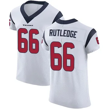 Men's Houston Texans Keylan Rutledge White Elite Vapor Untouchable Jersey