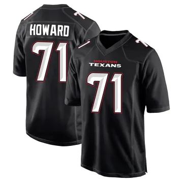 Men's Houston Texans Tytus Howard Black Game Carbon Fashion Jersey By Nike