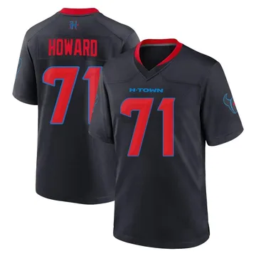 Men's Houston Texans Tytus Howard Navy Game 2nd Alternate Jersey