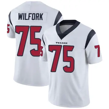 Men's Houston Texans Vince Wilfork White Limited Vapor Untouchable Jersey By Nike