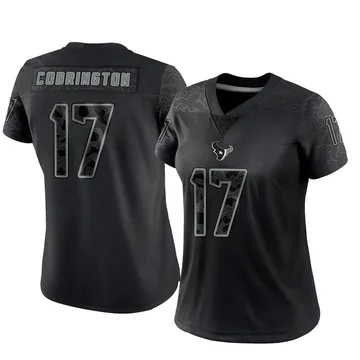 Women's Houston Texans Brandon Codrington Black Limited Reflective Jersey By Nike
