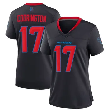 Women's Houston Texans Brandon Codrington Navy Game 2nd Alternate Jersey By Nike