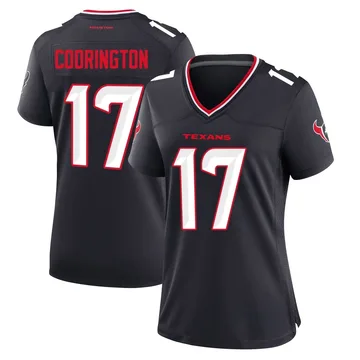 Women's Houston Texans Brandon Codrington Navy Game Team Jersey By Nike