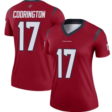 Women's Houston Texans Brandon Codrington Red Legend Jersey By Nike