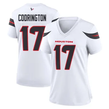 Women's Houston Texans Brandon Codrington White Game Jersey By Nike