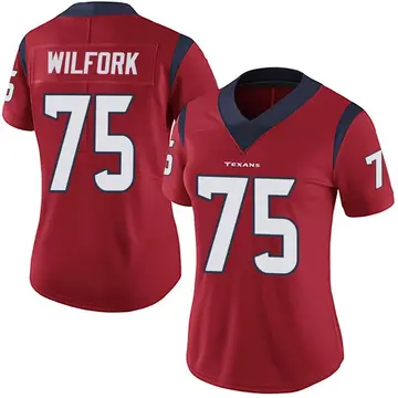 Women's Houston Texans Vince Wilfork Red Limited Alternate Vapor Untouchable Jersey By Nike