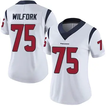 Women's Houston Texans Vince Wilfork White Limited Vapor Untouchable Jersey By Nike