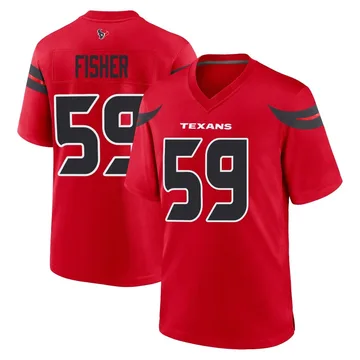 Youth Houston Texans Aiden Fisher Red Game Alternate Jersey By Nike