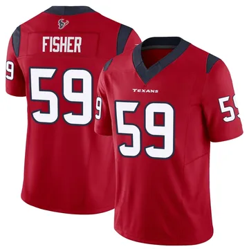 Youth Houston Texans Aiden Fisher Red Limited Vapor F.U.S.E. Jersey By Nike