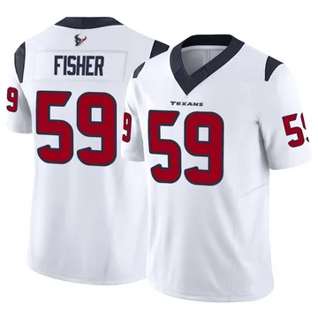 Youth Houston Texans Aiden Fisher White Limited Vapor F.U.S.E. Jersey By Nike