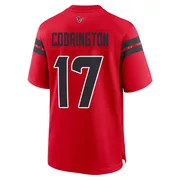 Youth Houston Texans Brandon Codrington Red Game Alternate Jersey By Nike