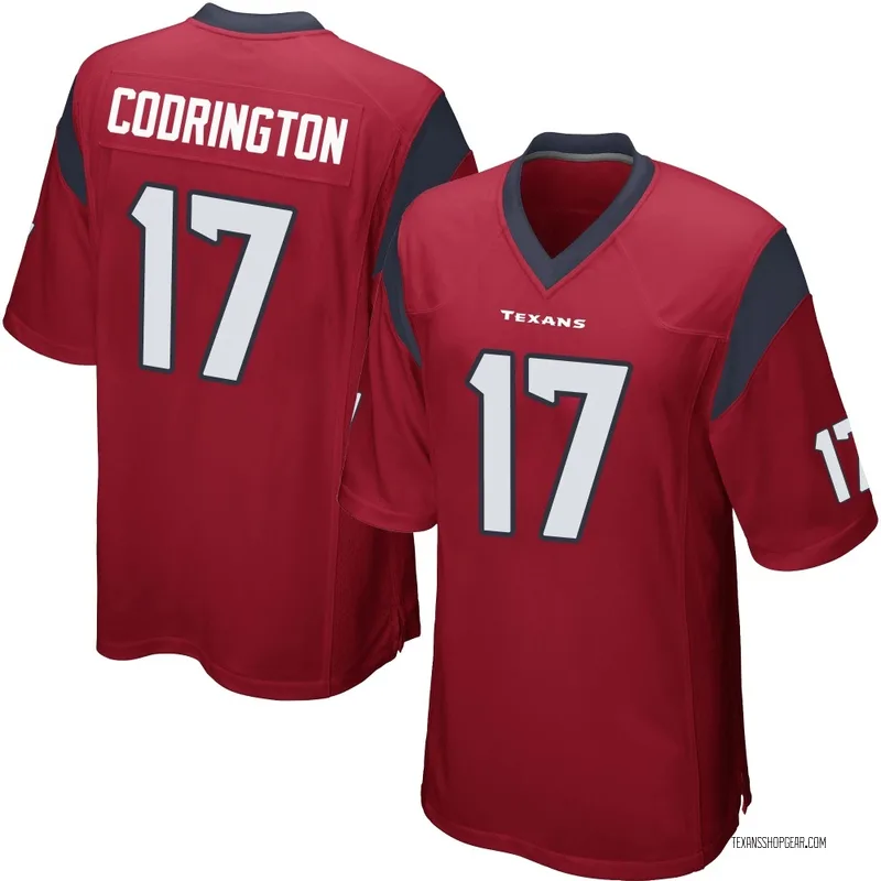 Youth Houston Texans Brandon Codrington Red Game Alternate Jersey By Nike