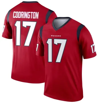 Youth Houston Texans Brandon Codrington Red Legend Jersey By Nike