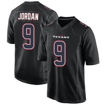 Youth Houston Texans Brevin Jordan Black Game Fashion Jersey By Nike
