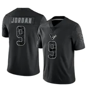 Youth Houston Texans Brevin Jordan Black Limited Reflective Jersey By Nike