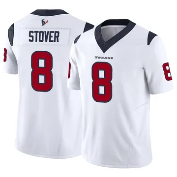 Youth Houston Texans Cade Stover White Limited Vapor F.U.S.E. Jersey By Nike