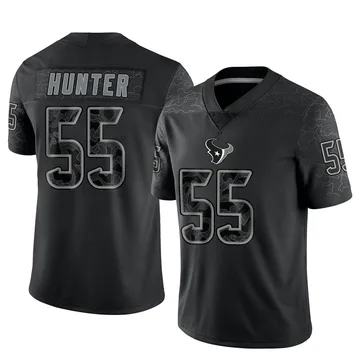Youth Houston Texans Danielle Hunter Black Limited Reflective Jersey By Nike