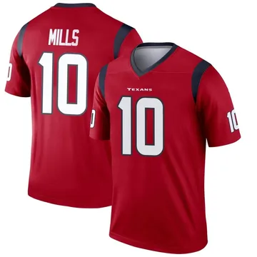 Youth Houston Texans Davis Mills Red Legend Jersey By Nike