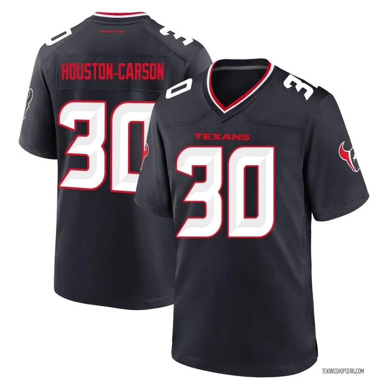 Youth Houston Texans DeAndre Houston-Carson Navy Game DeAndre -Carson Team Jersey By Nike