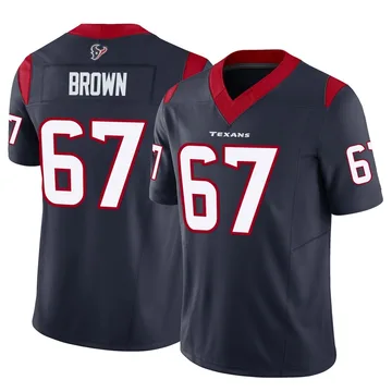 Youth Houston Texans Evan Brown Navy Limited Vapor F.U.S.E. Jersey By Nike