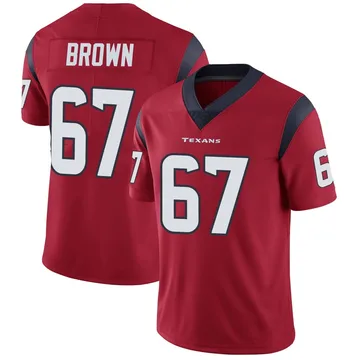 Youth Houston Texans Evan Brown Red Limited Alternate Vapor Untouchable Jersey By Nike