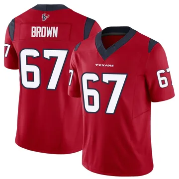 Youth Houston Texans Evan Brown Red Limited Vapor F.U.S.E. Jersey By Nike