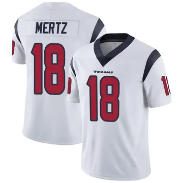 Youth Houston Texans Graham Mertz White Limited Vapor Untouchable Jersey By Nike