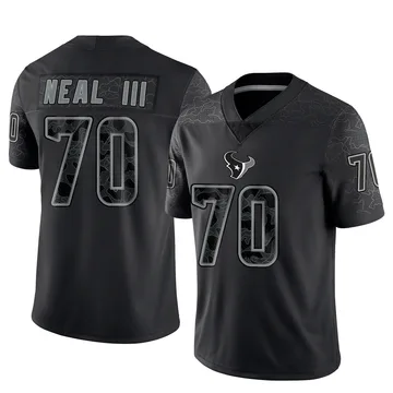 Youth Houston Texans James Neal III Black Limited Reflective Jersey By Nike