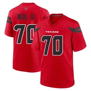 Youth Houston Texans James Neal III Red Game Alternate Jersey By Nike