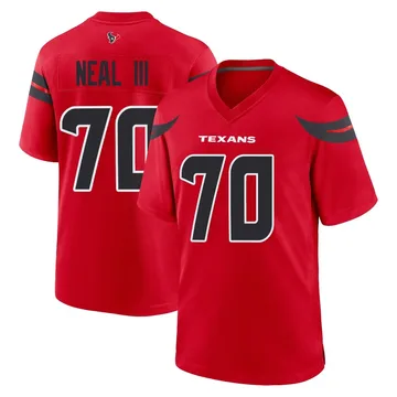 Youth Houston Texans James Neal III Red Game Alternate Jersey By Nike