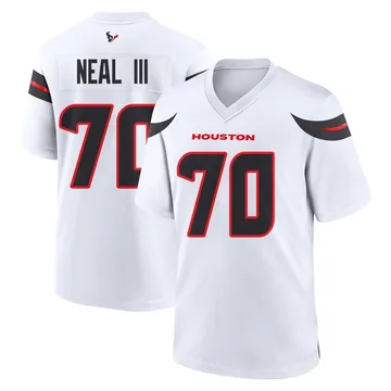 Youth Houston Texans James Neal III White Game Jersey By Nike