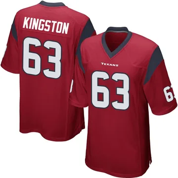 Youth Houston Texans Jarrett Kingston Red Game Alternate Jersey By Nike