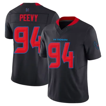 Youth Houston Texans Jayden Peevy Navy Limited 2nd Alternate Vapor F.U.S.E. Jersey By Nike