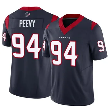 Youth Houston Texans Jayden Peevy Navy Limited Vapor F.U.S.E. Jersey By Nike
